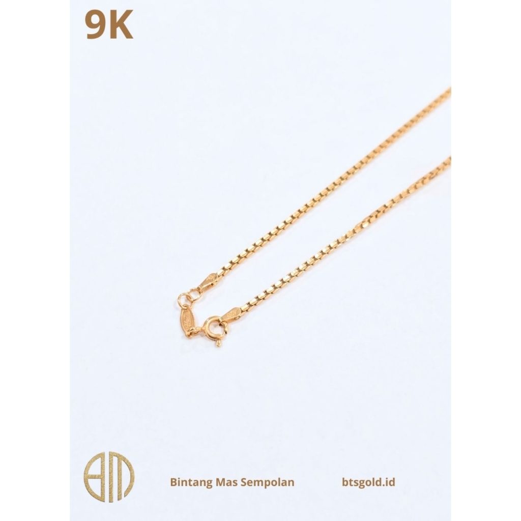 Kalung Dewasa Italy Santa Polos Emas Asli