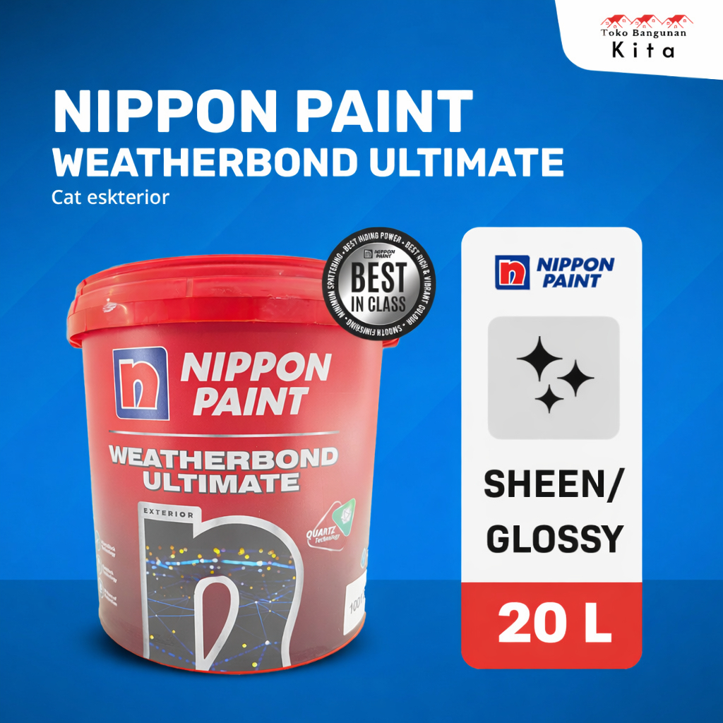 Nippon Paint - Weatherbond Ultimate Eksterior Paint (20 liter)