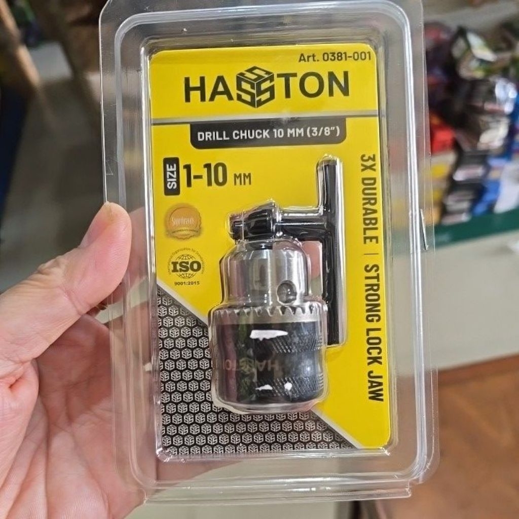 kepala bor10mm hasston (drat)/ kepala bor listrik 10mm hasston