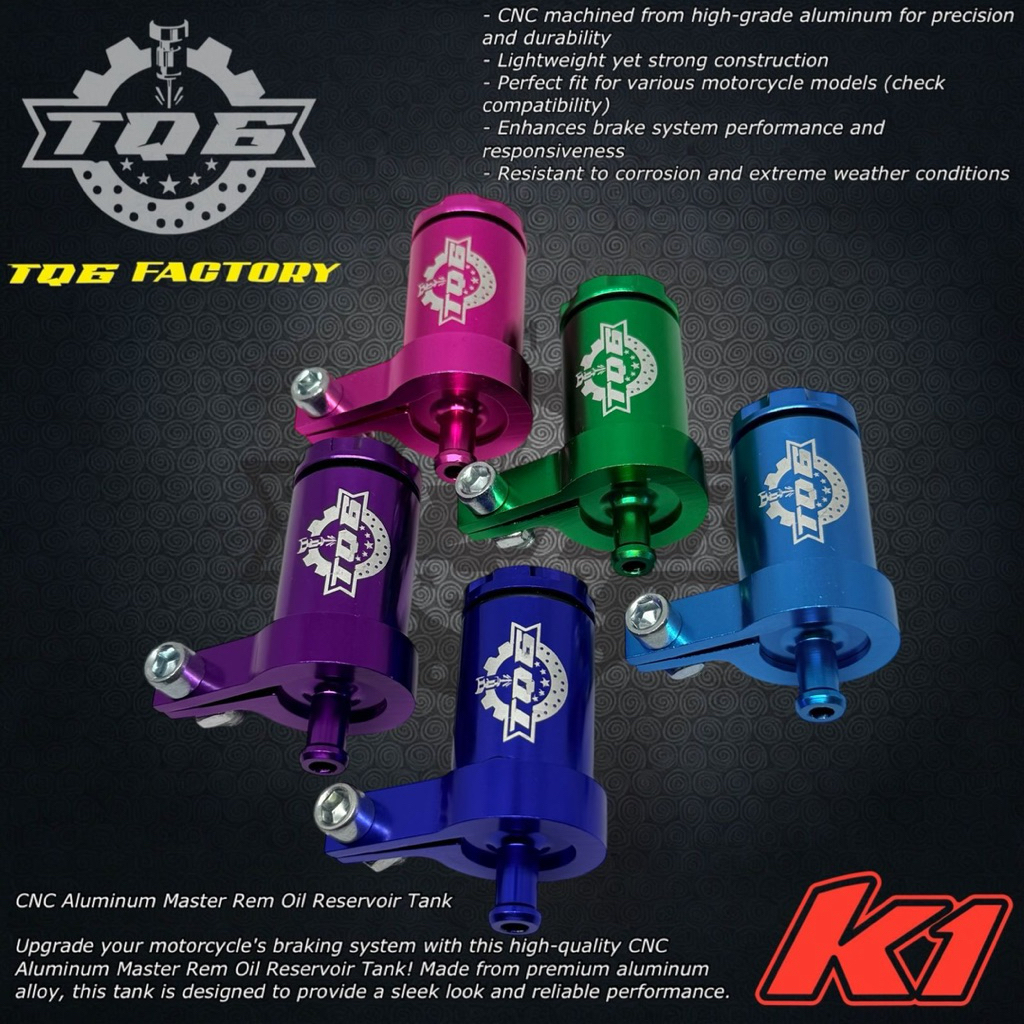 TABUNG MASTER TABUNG REM DEPAN TABUNG MINYAK REM FULL CNC IMPORT ORIGINAL BRAKE OIL TABUNG MINYAK AT