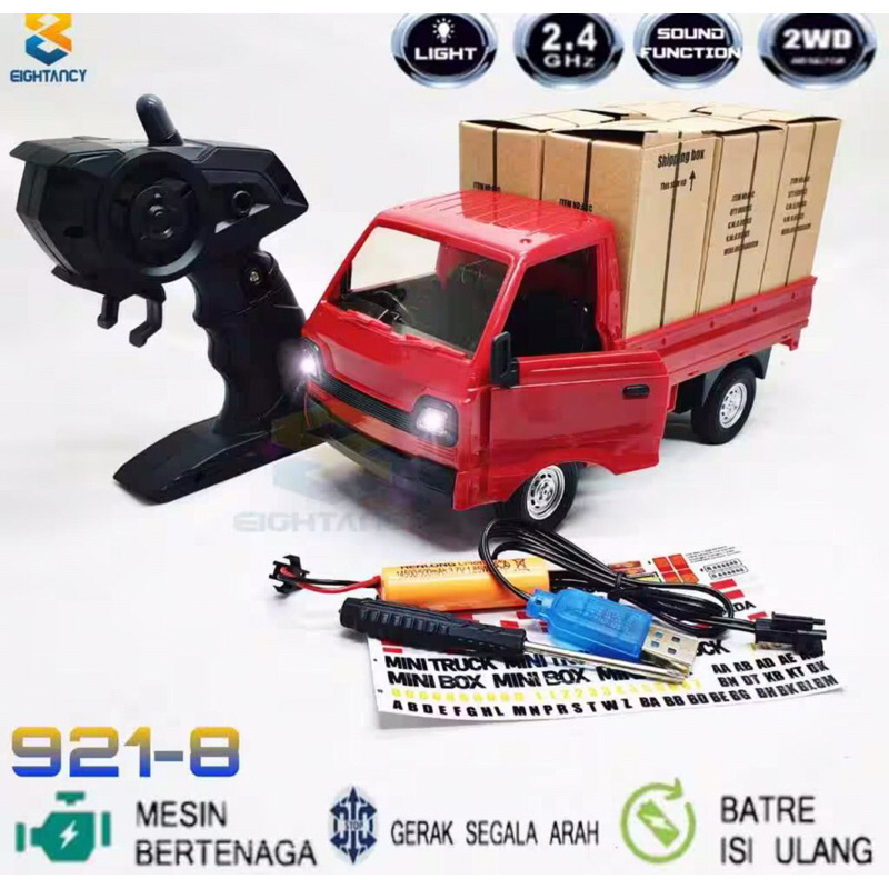 Mainan Anak  Mobil RC Cargo Pickup Mobil Mobilan Simulasi Pickup