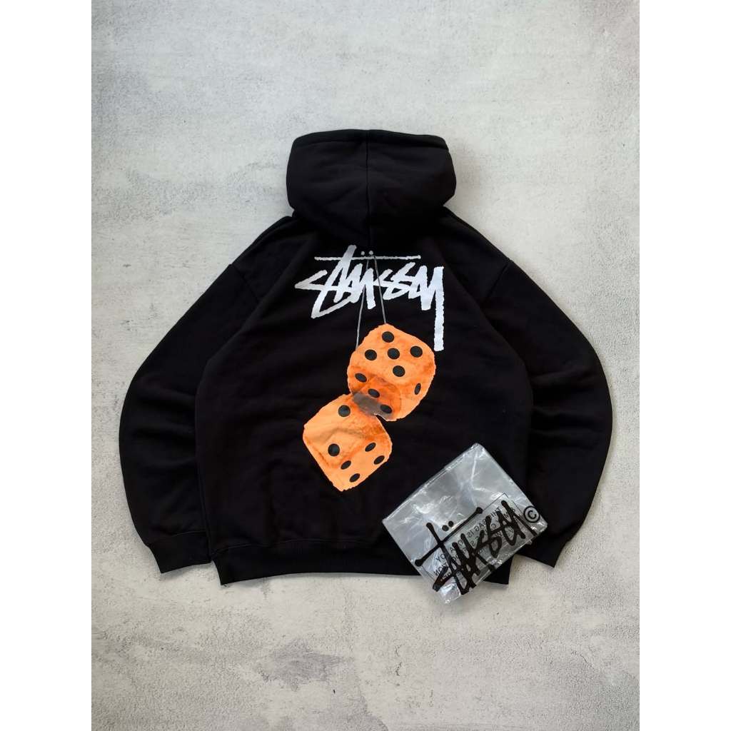 ( READY STOK ) JAKET STUSSY HOODIE STUSSY DADU ORENS UNISEX FULL TAG