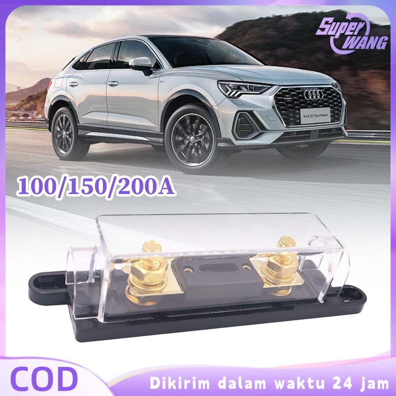 Tempat Sekring Mobil 100/150/200A Sekring Audio Box Mobil Box Sekring ANL Mobil Dudukan Sikring Mobi