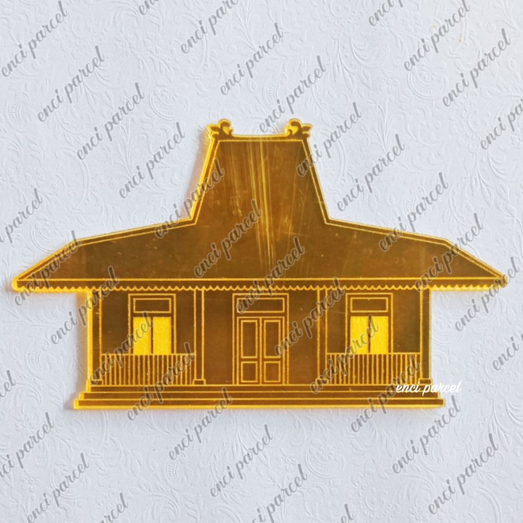 logo rumah adat madura replika miniatur tanean lanjhang bangunan tradisional lambang ikon suku provi