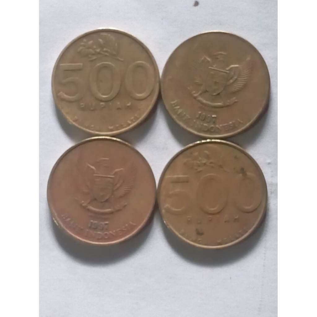 uang koin 500 kuning 1997