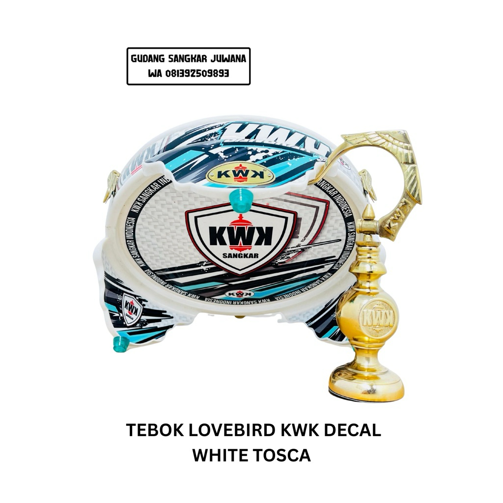 Tebok Lovebird KWK PVC Decal