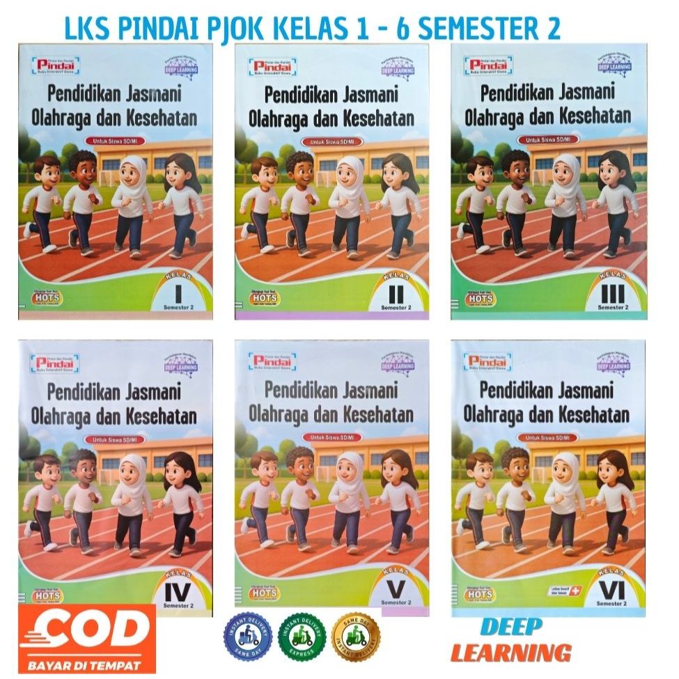 LKS PINDAI SD/MI PJOK KELAS 1 - 6 SEMESTER 2 KURIKULUM MERDEKA