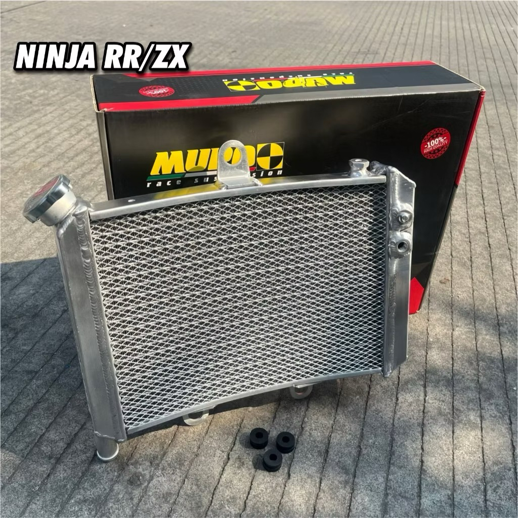 RADIATOR ALMU BIG VOLUME CURVE CEKUNG NINJA RR NEW RR OLD ZX150 CBU MUPO RACING