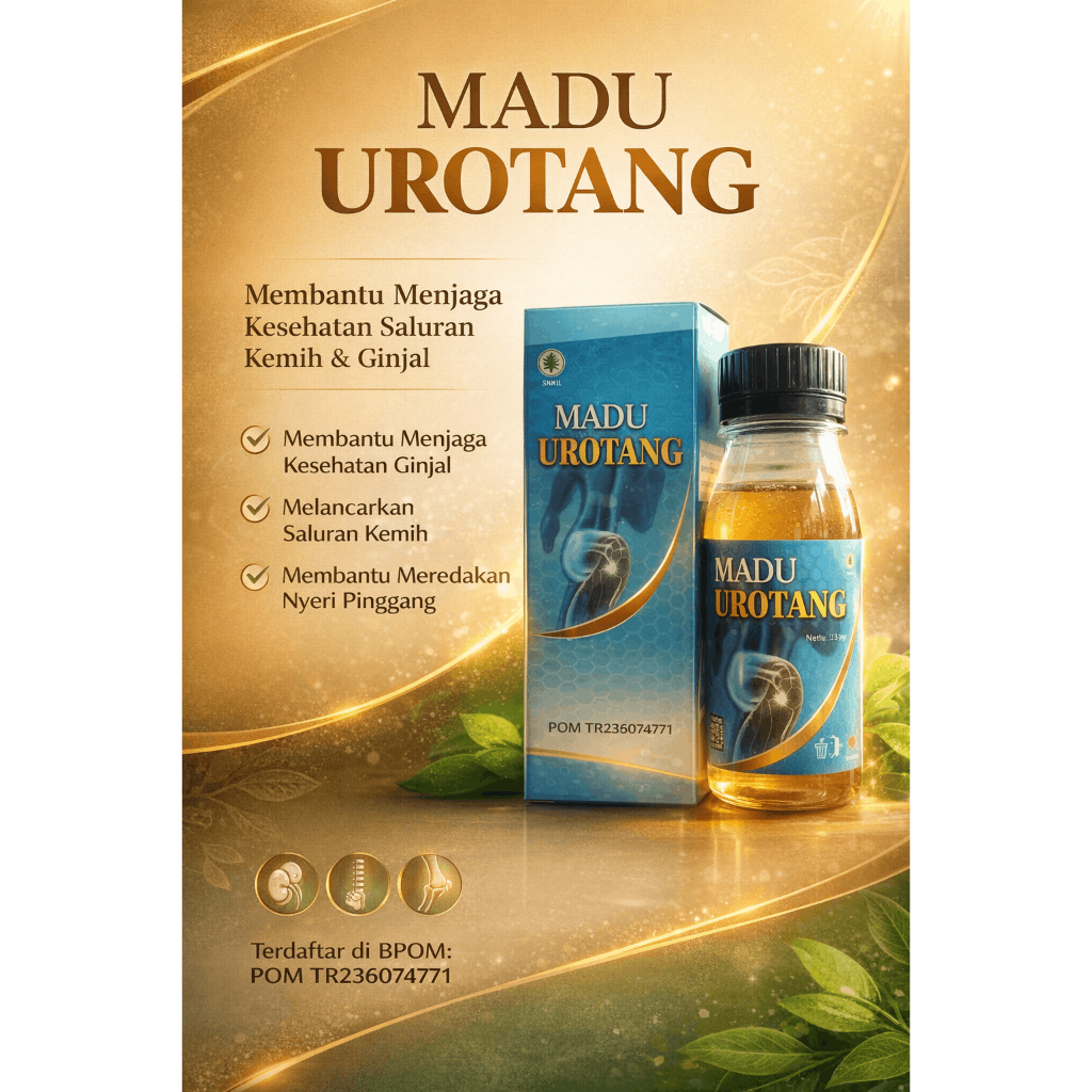 Madu Urotang Herbal Urat, Otot & Sendi | Rematik Kronis & Nyeri Sendi | BPOM
