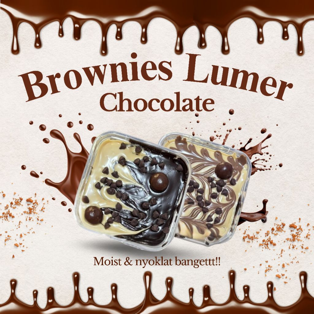 Brownies Cokelat Lumer cup