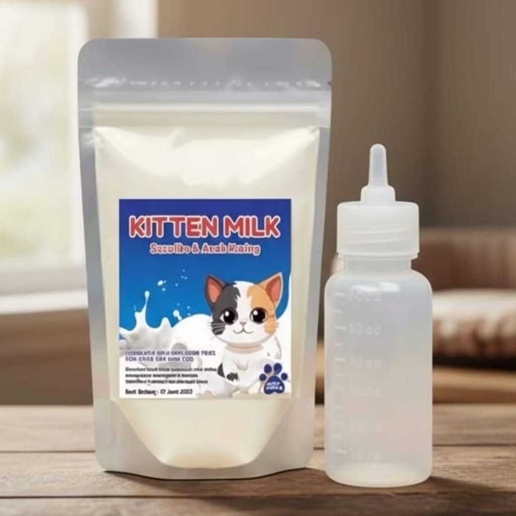 Dot Kucing + Susu Kucing Baru Lahir Paket Hemat Susu Kucing Dan Dot Kucing Biomilk 100gr terlaris