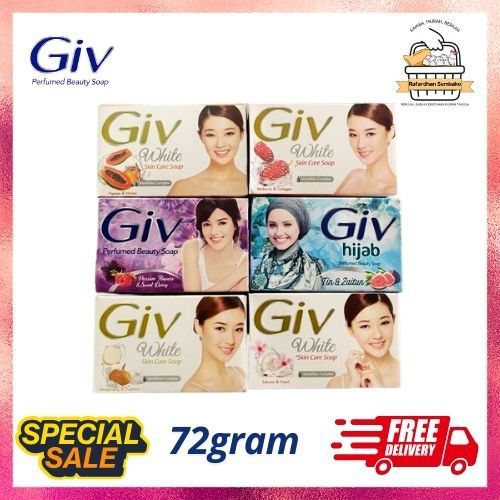 Sabun Mandi Giv Batang 72Gram Sabun Pembersih Badan Harga Murah Wangi Tahan Lama