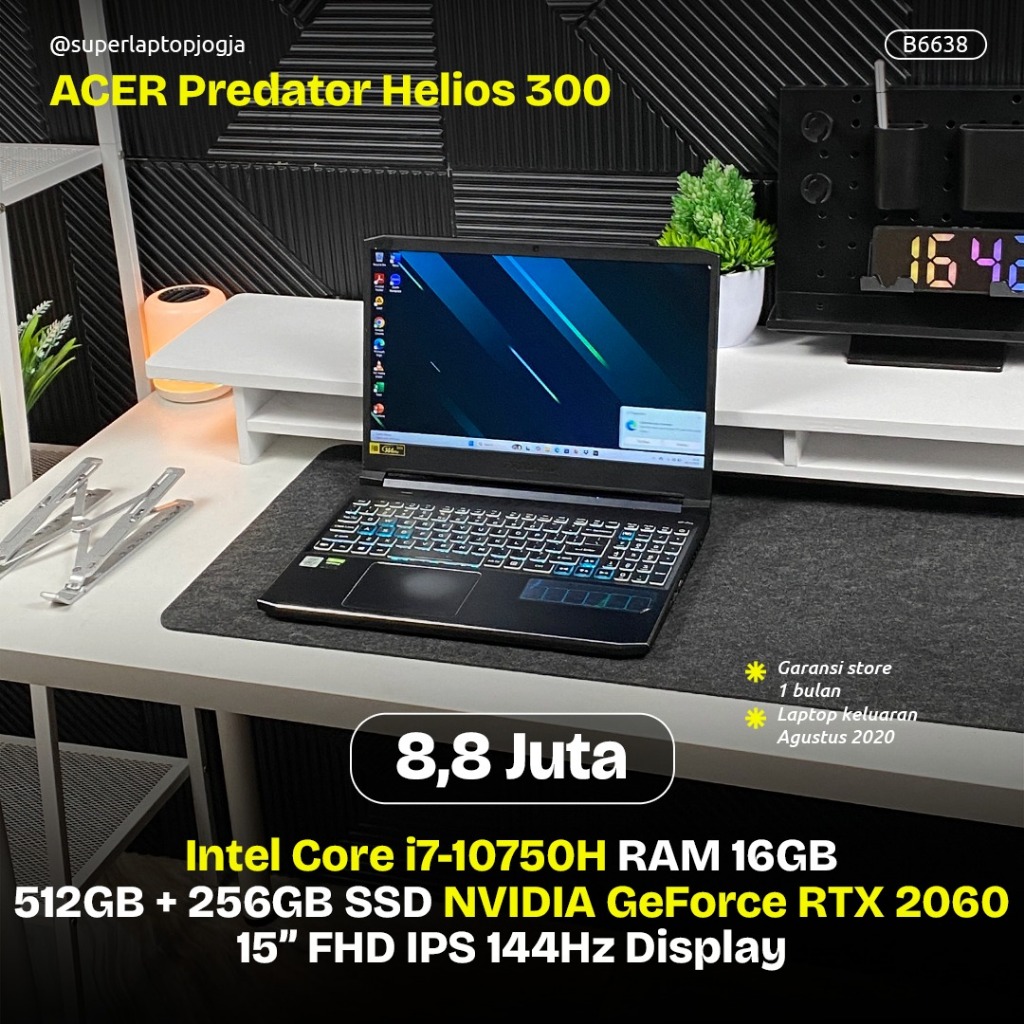 ACER PREDATOR HELIOS 300 B6638