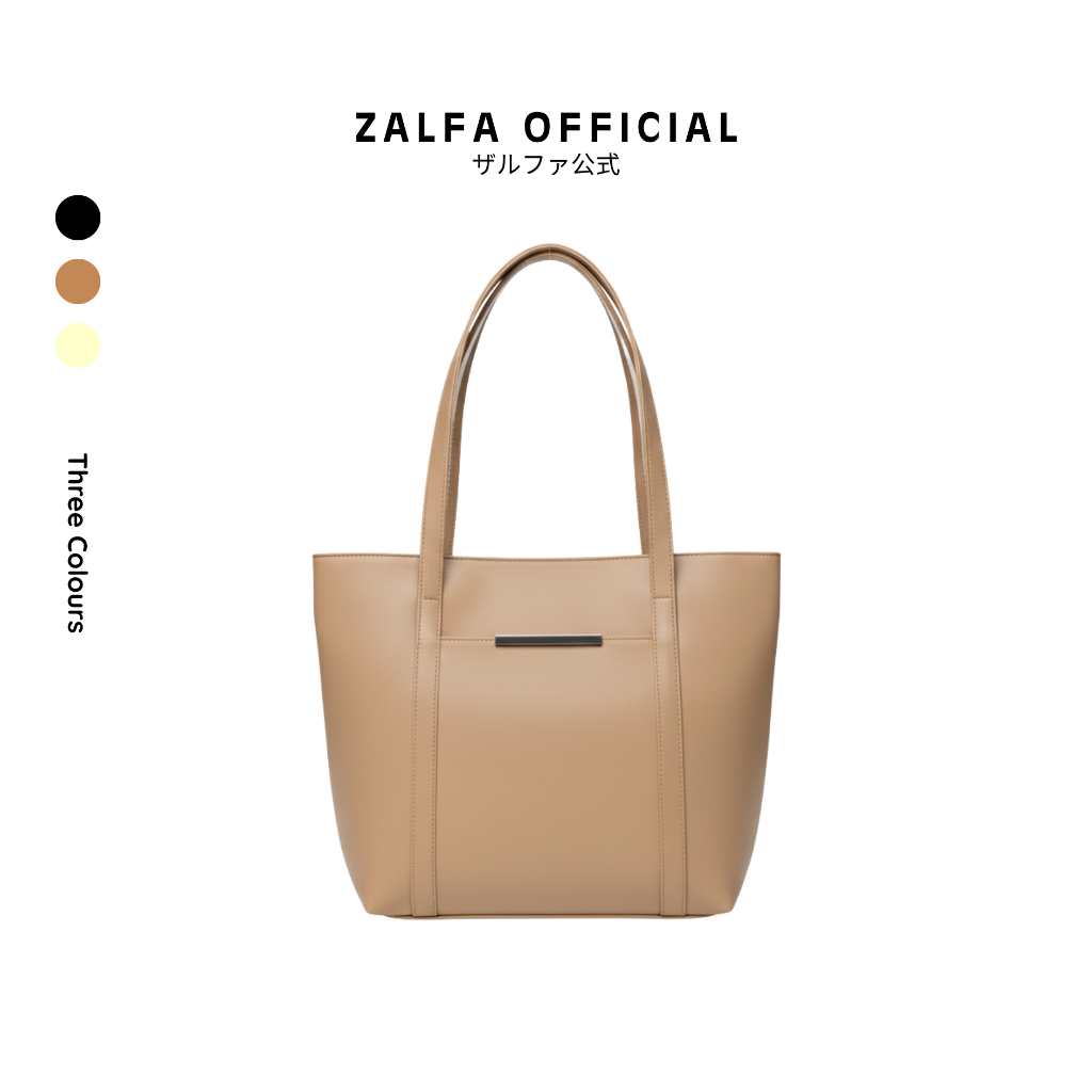 Tas Totebag Wanita Zalfa Hakkari | Model Simple Elegan | Tas Bahu Wanita untuk Kerja & Daily