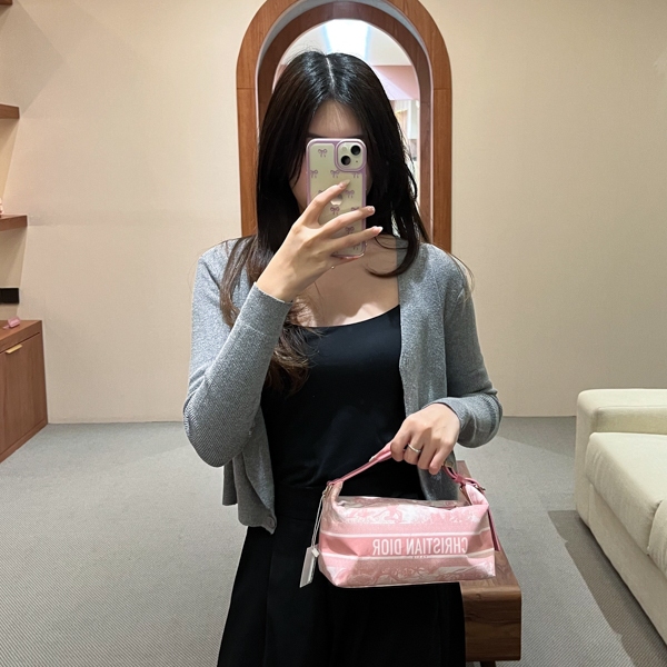 Tas CD RIVIERA NOMAD PINK POUCH 100% ORIGINAL