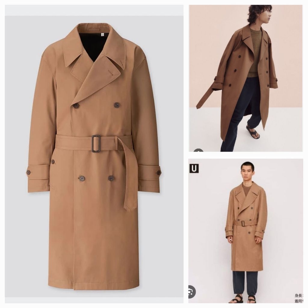 UNIQLO U X CRISTOPHE LEMAIRE  MEN blocktech trench coat
