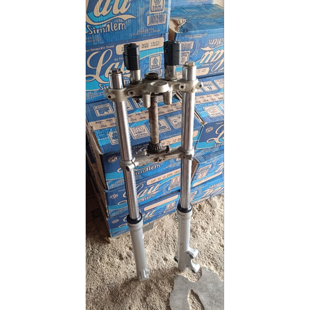 shock depan klx SIM 3 original copotan