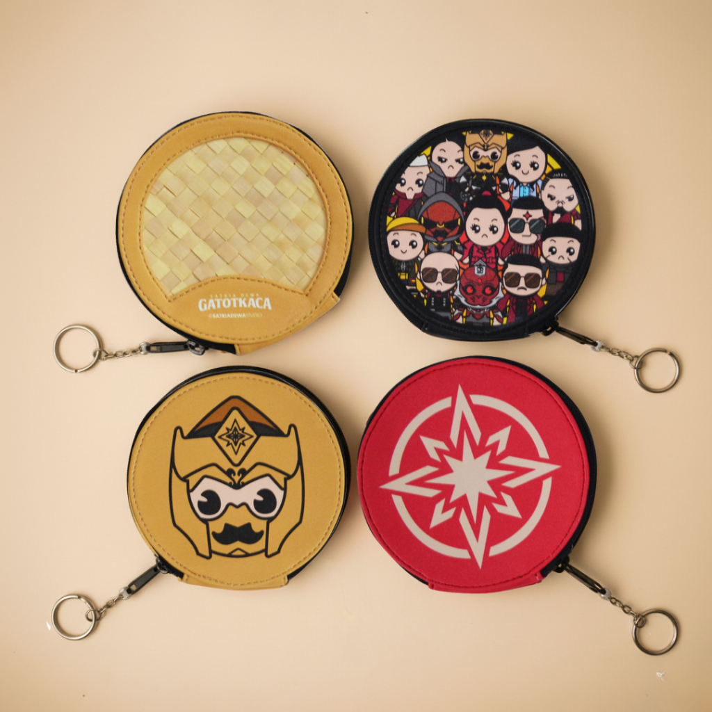 Dompet Koin Cantik Mini Mudah Dibawa Anyaman Du Anyam x Gatotkaca – Coin Mini Pouch