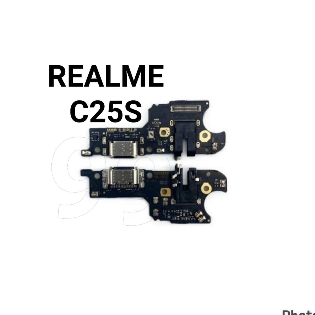 konektor papan charger 1set REALME C25S (4G)2021 , RMX3195,RMX3197