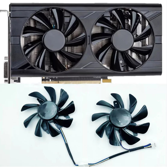 Fan kipas Vga SAPPHIRE RX 470 570 480 580 590 Orginal Copotan