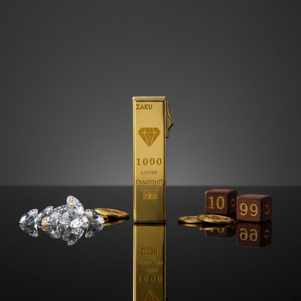 KOREK API GAS BARA ZAKU FINE GOLD