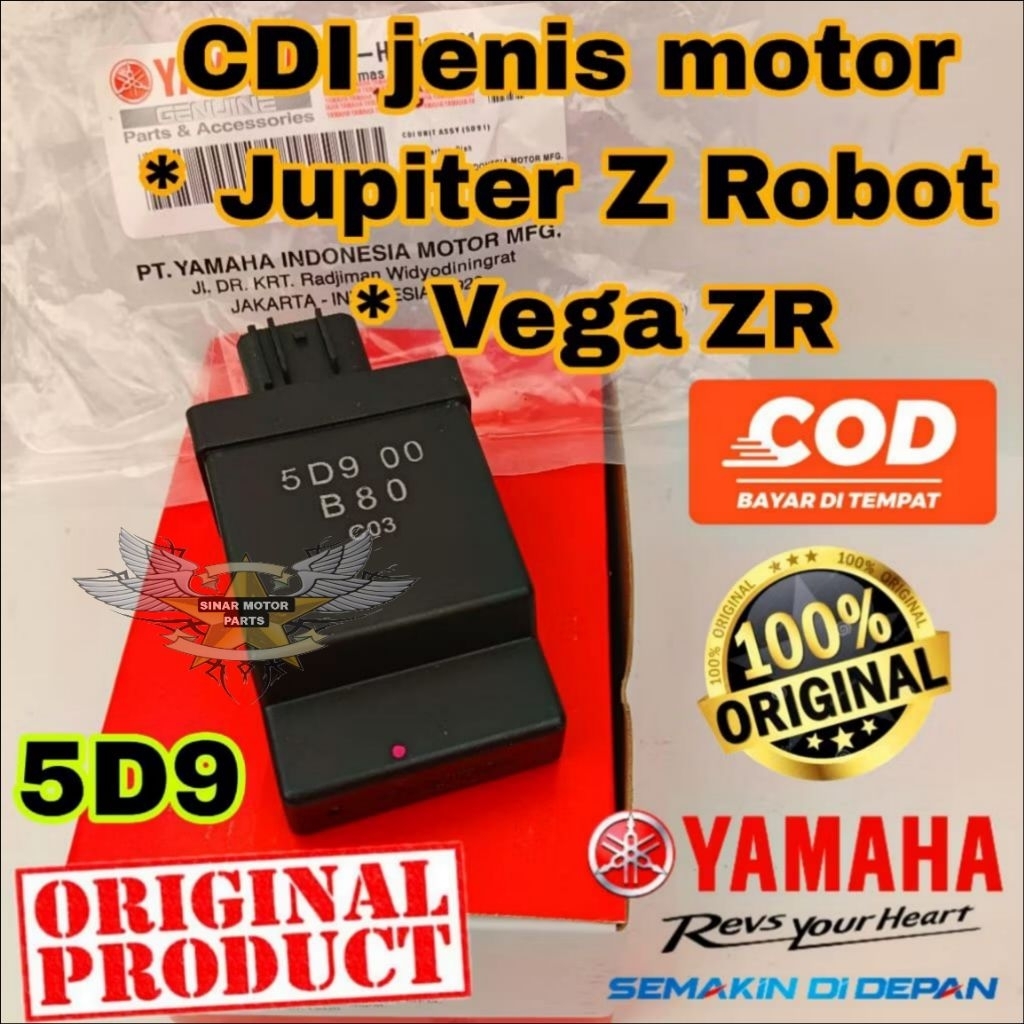 CDI Yamaha Original 5D9, Jupiter Z Robot, Vega ZR, Yamaha Ygp