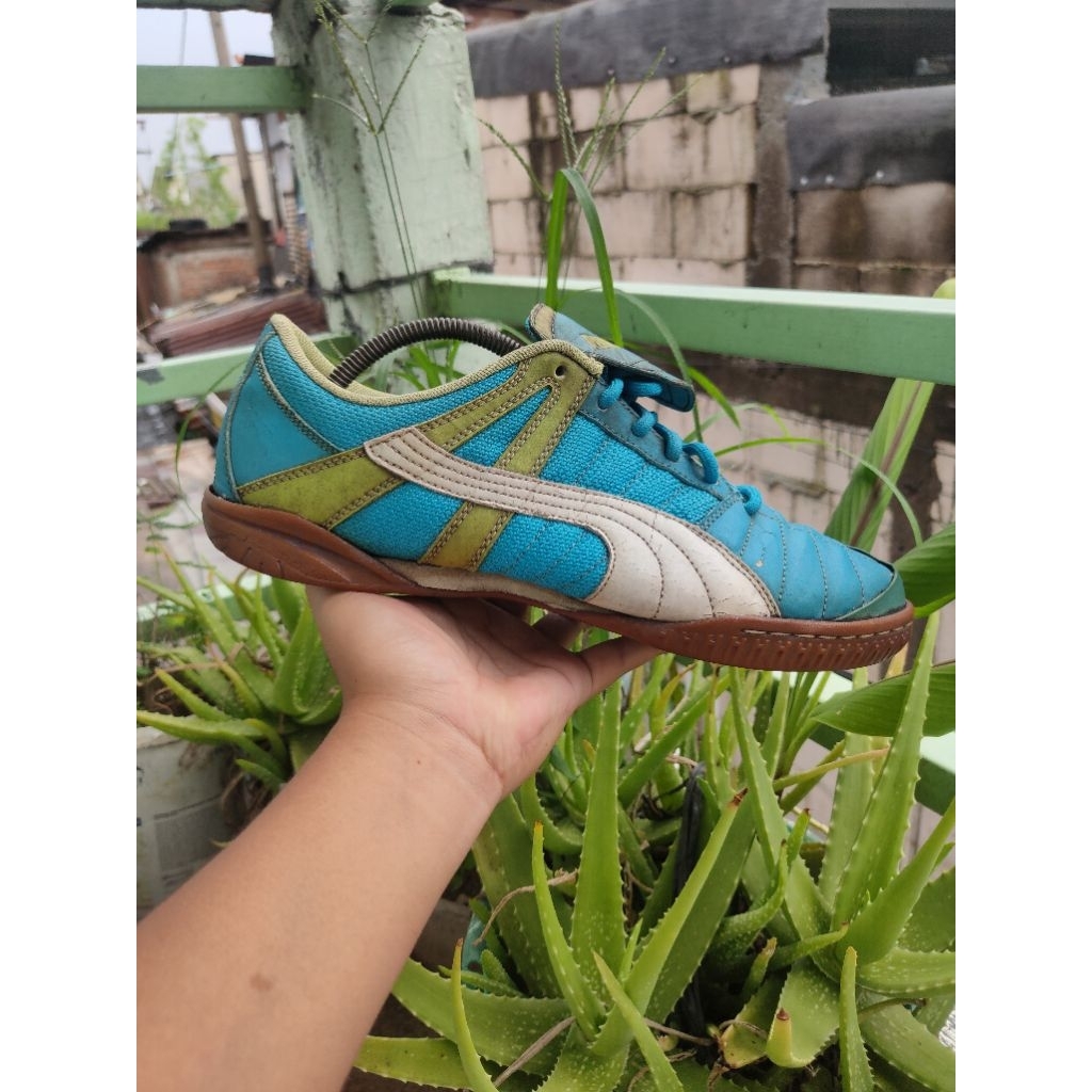 Puma Futsal Veloz II Blue Gum Futsal Indoor Sneakers Original Sepatu Futsal Size 44