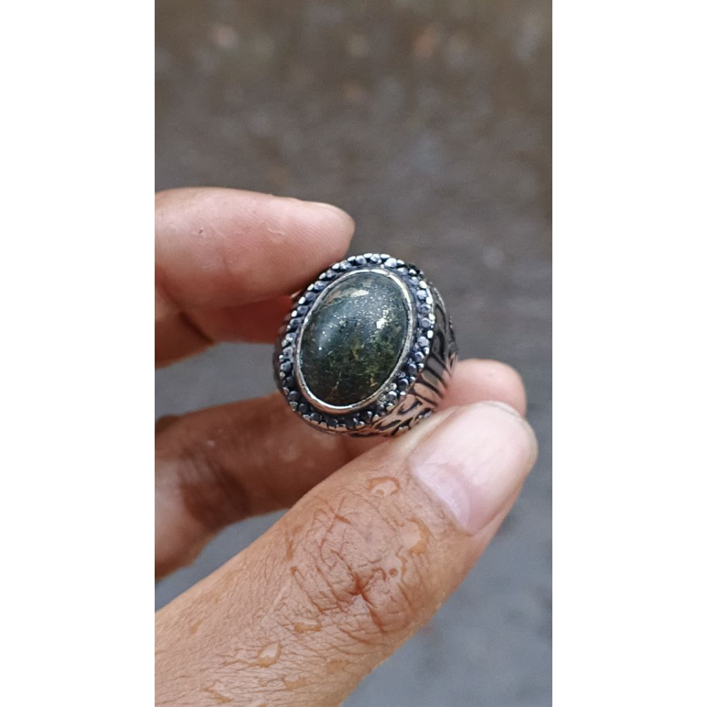 badar perak sakralan natural batu akik asli alam