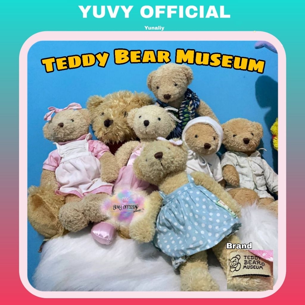 Beruang Teddy Bear Museum Original | Boneka Teddy Bear Museum Original
