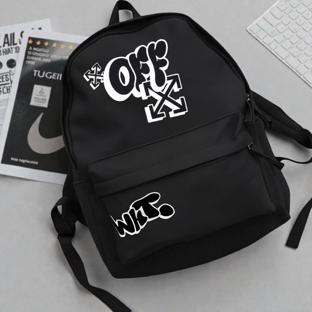 Tas Ransel BackPack Pria Remaja Dewasa Terbaru 2025 Tas Stussy Off White Kekinian Besik Stm Kece COD