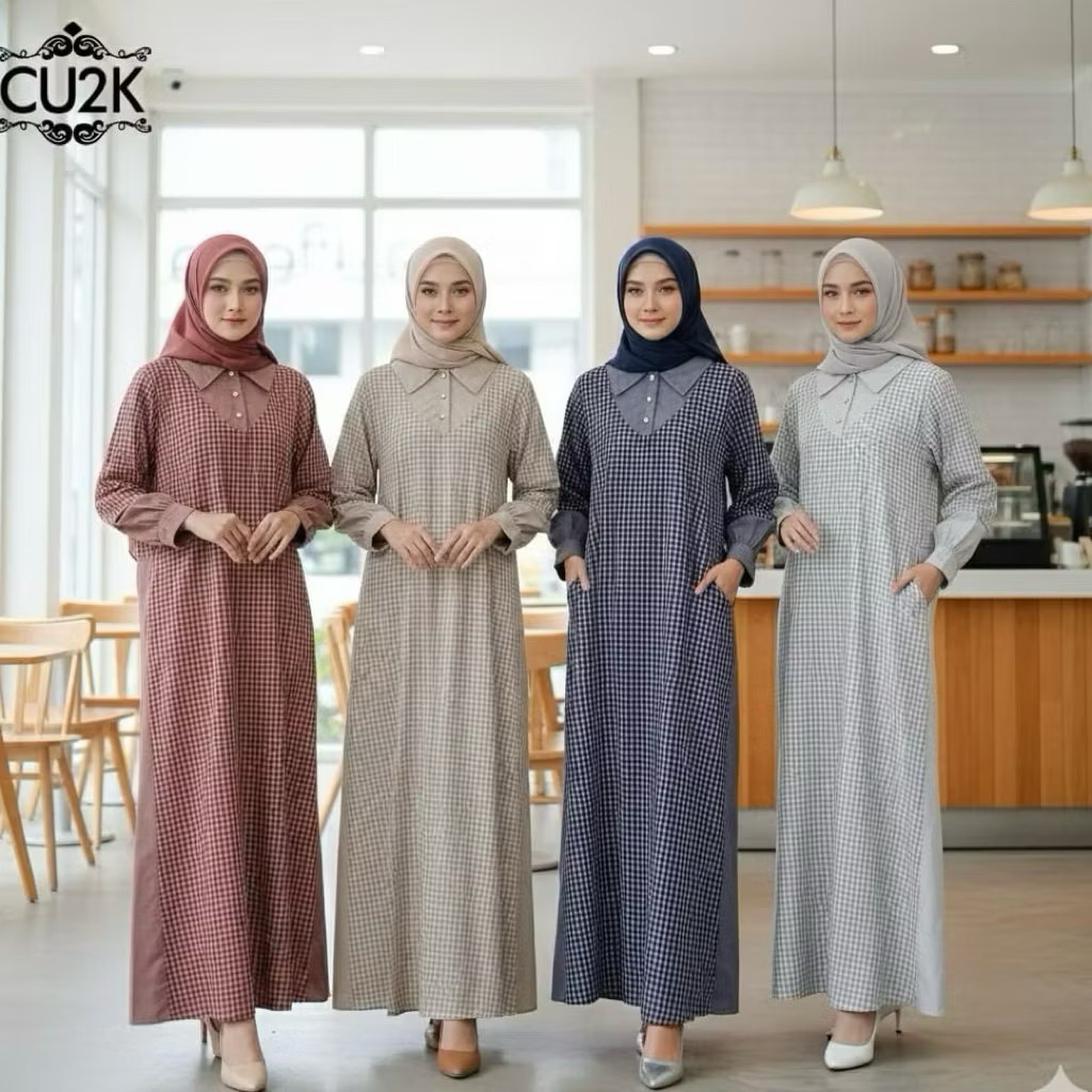 GAMIS WANITA MIDI WANITA TERBARU BY CU2K ORIGINAL