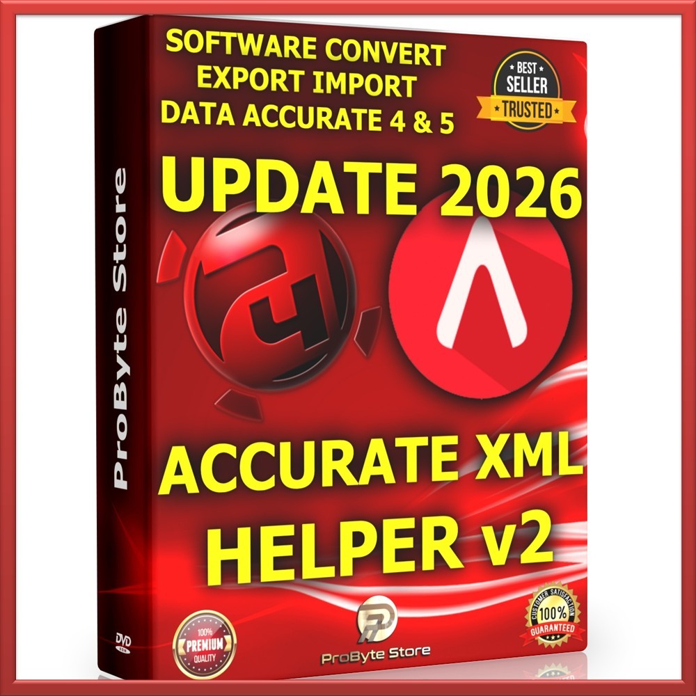 Accurate XML Helper v2 2026 Software Export Import Database Accurate 4 dan 5 Terbaru Murah