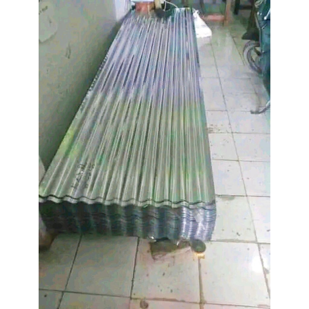 seng gelombang galvanis anti karat 180x80 grosir dan eceran barang baru pengiriman pake JNE tracking