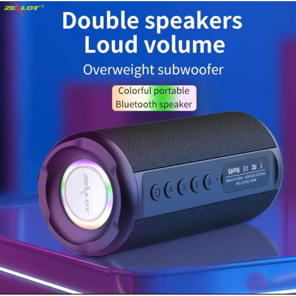 ZEALOT Speaker Bluetooth Portable Subwoofer