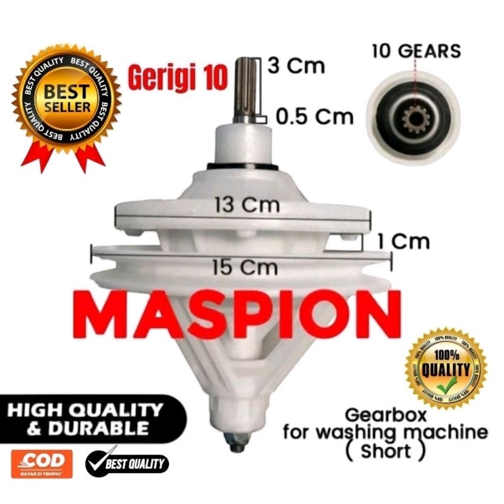 gearbox gerbok mesin cuci maspion MCC9972 mesin cuci maspion 2 tabung