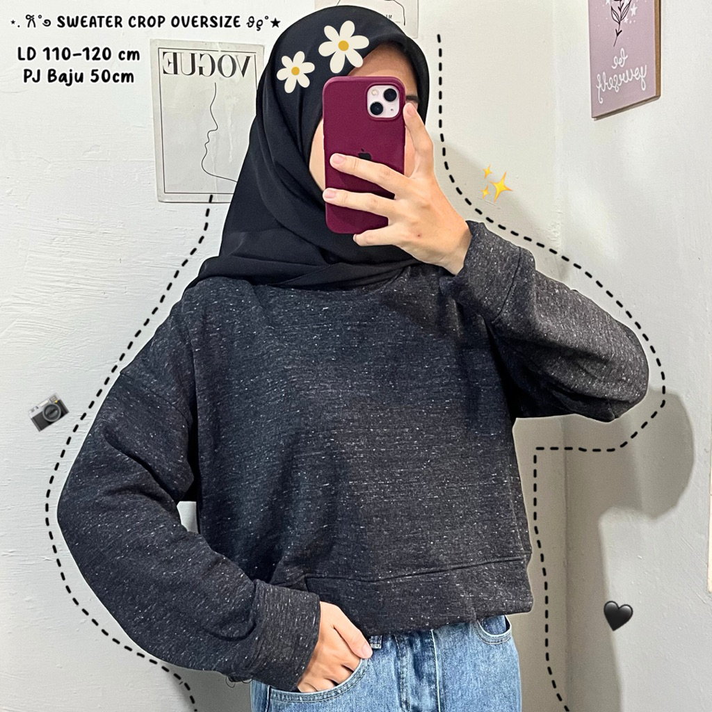 SWEATER OVERSIZE || SWEATER FLECEE BABYTERRY || SWEATER POLOS WANITA || SWEATER KOREAN LOOK