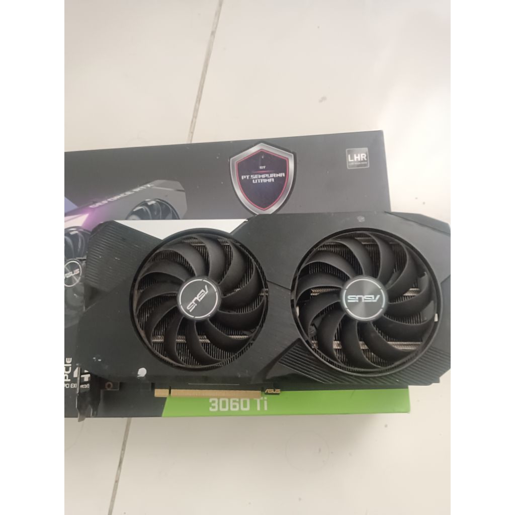 Vga ASUS DUAL RTX 3060 Ti OC 8gb Bekas Asus dual