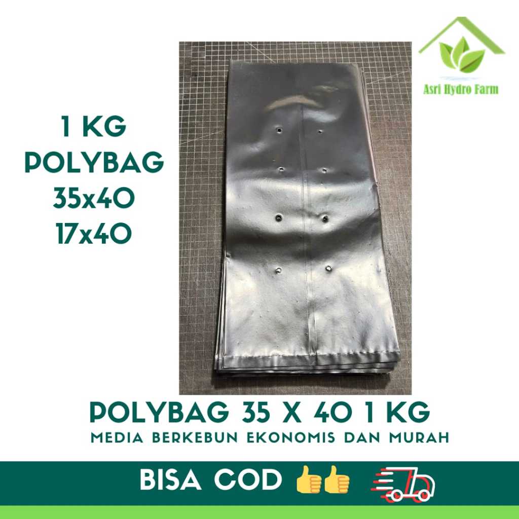 1 KG POLYBAG POLIBAG 30X40 / 17X40 polybag curah