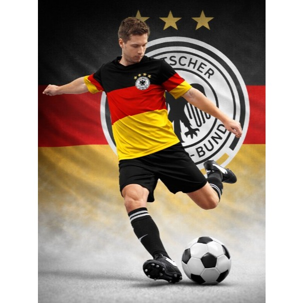 Kaos Baju Bendera Jerman - Baju anak Dan dewasa bendera jerman