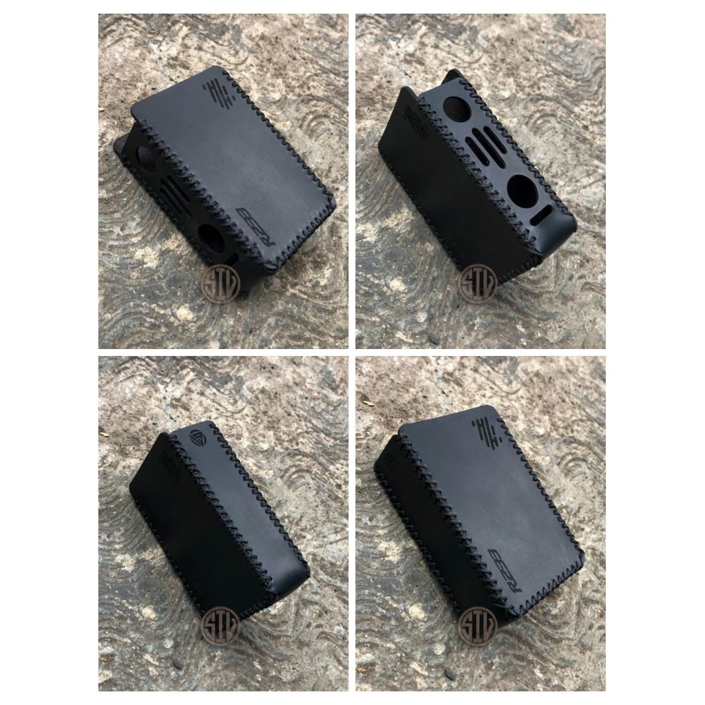 Case Pelindung Kulit R 233 Hitam Elegan Di jahit HITAM