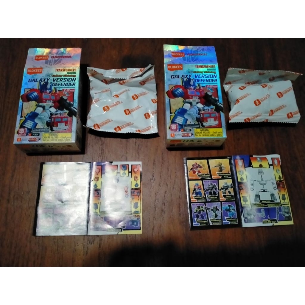 Optimus Prime Secret dan Megatron Secret Galaxy Version Defender 01