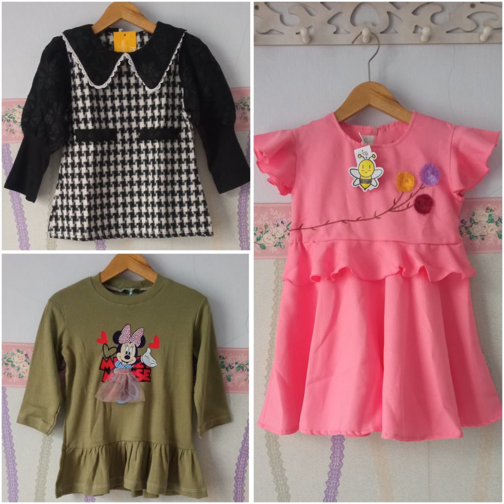 dress tunik anak lucu/dress tunik anak cantik