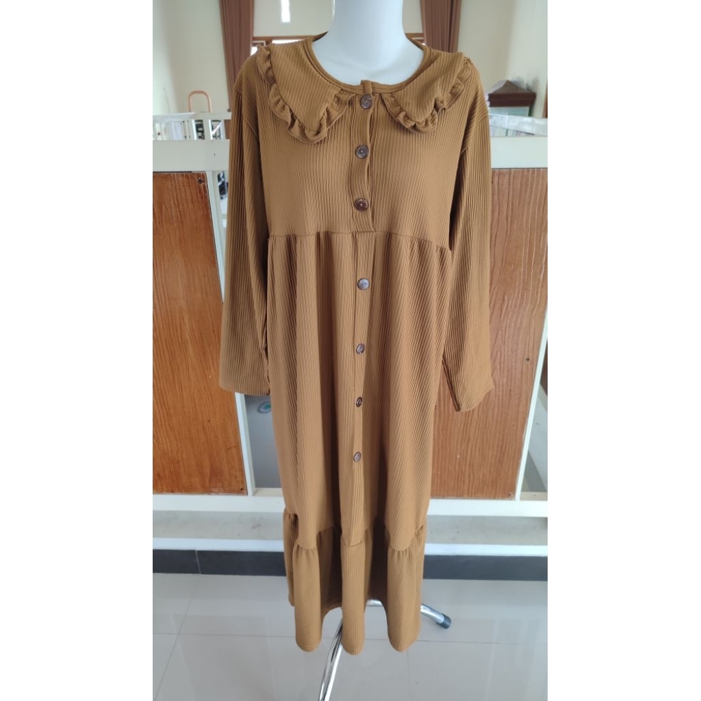 MIDI knit Aquila caramel casablanca