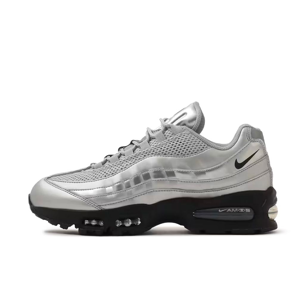 Nike Air Max 95 Big Bubble Se Sneakers Metallic Silver Black Original