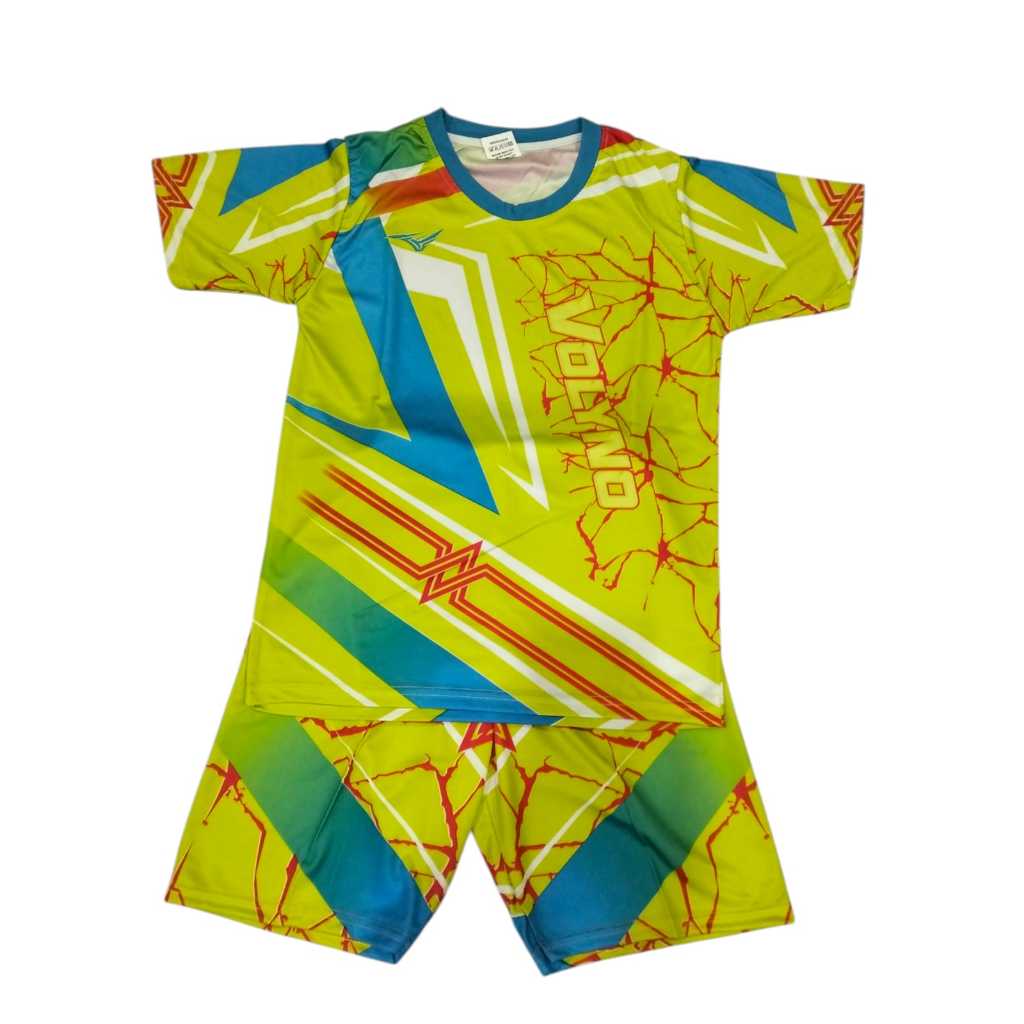 SETELAN BAJU VOLI ANAK FULL PRINTING