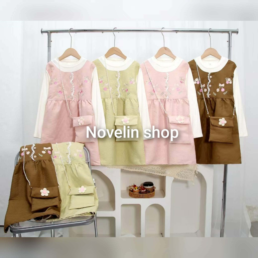 dres anak perempuan import 7-10 tahun gaun pesta anak