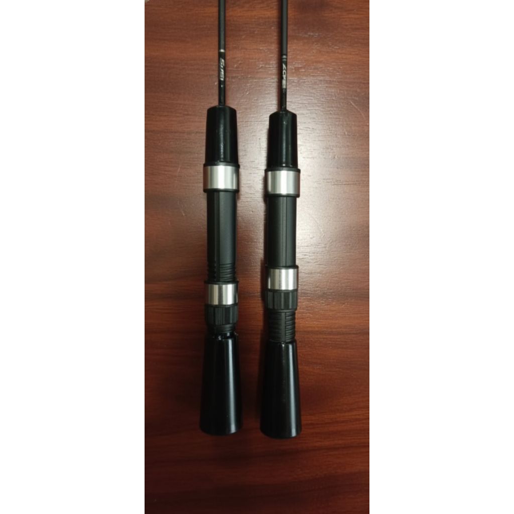 Awok's Fishing - Alat Pancing/Joran Pancing Super Lentur Bahan Fiber Optik Hitam.