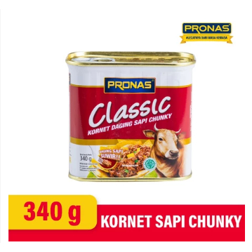 Pronas Kornet Sapi dengan Daging Suwir 340 g
