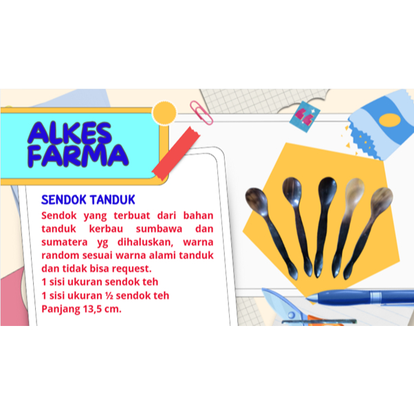 Sendok Tanduk Farmasi