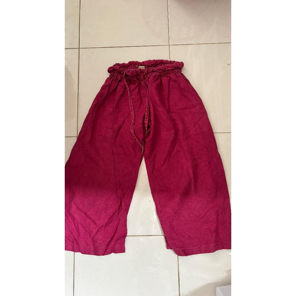 Celana Kulot Wanita Pink Fanta – Nyaman & Stylis